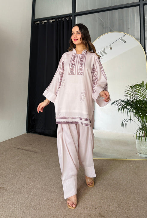 Dusky Petal Kurta Set